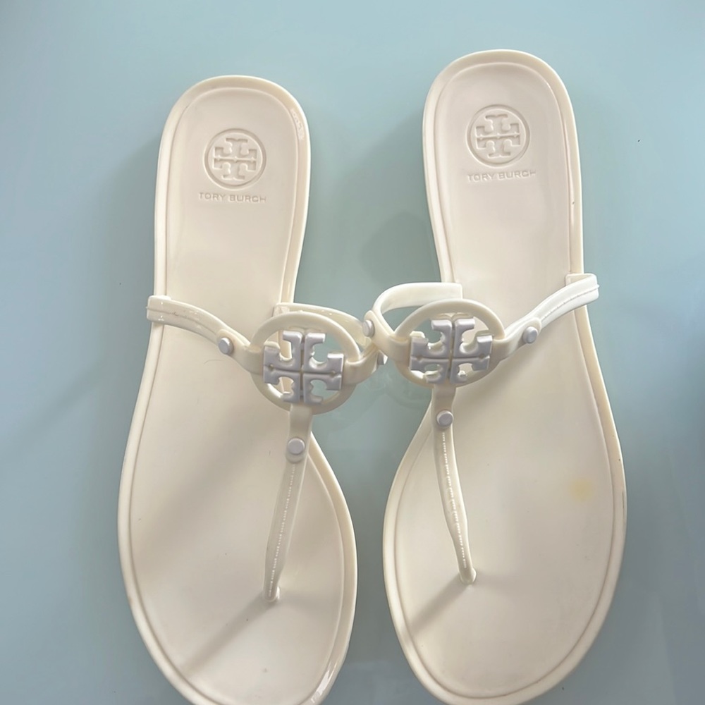 Tory and Burch jelly flip flops